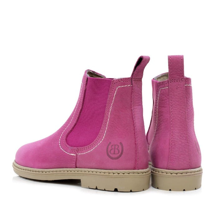 Toddy Raspberry  Chidlrens Short Boot - Bareback Footwear