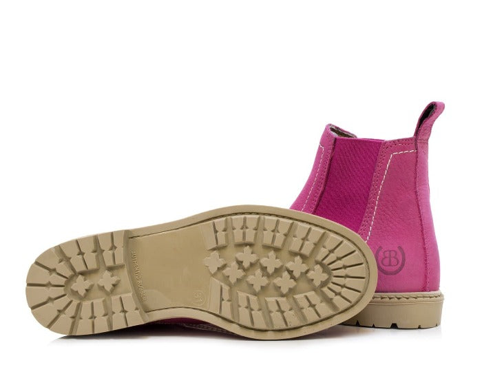 Toddy Raspberry  Chidlrens Short Boot - Bareback Footwear