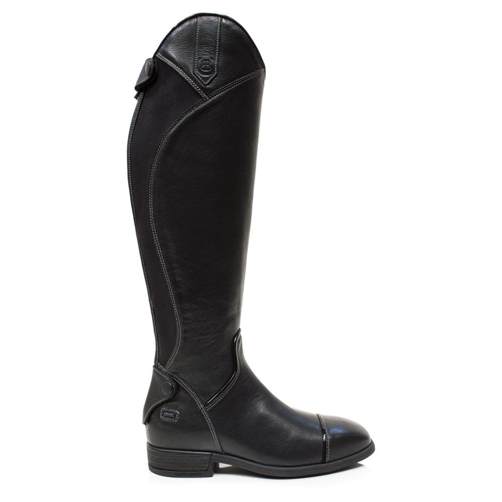 Georgia - Long Riding Boot-Black-Made to Measure - Bareback Footwear