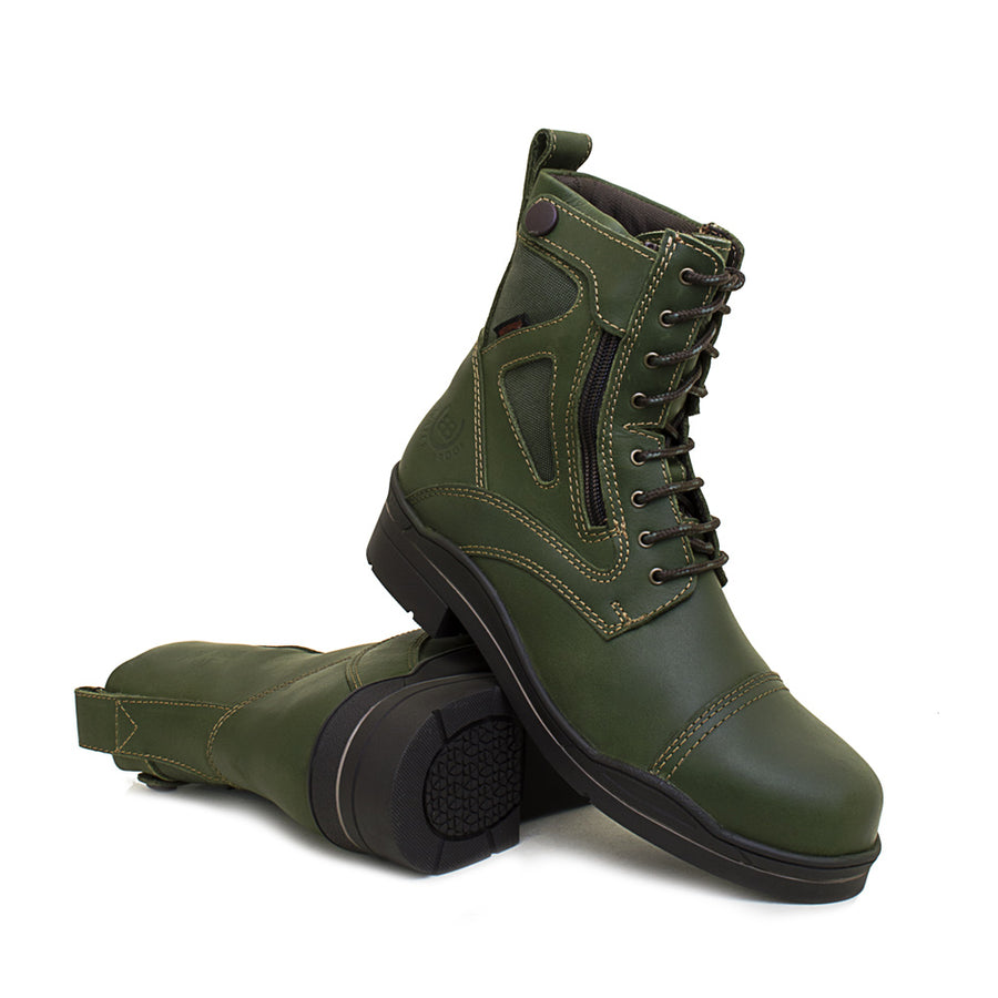 Kentucky Storm Waterproof Jodhpur Boots Forest Bareback Footwear