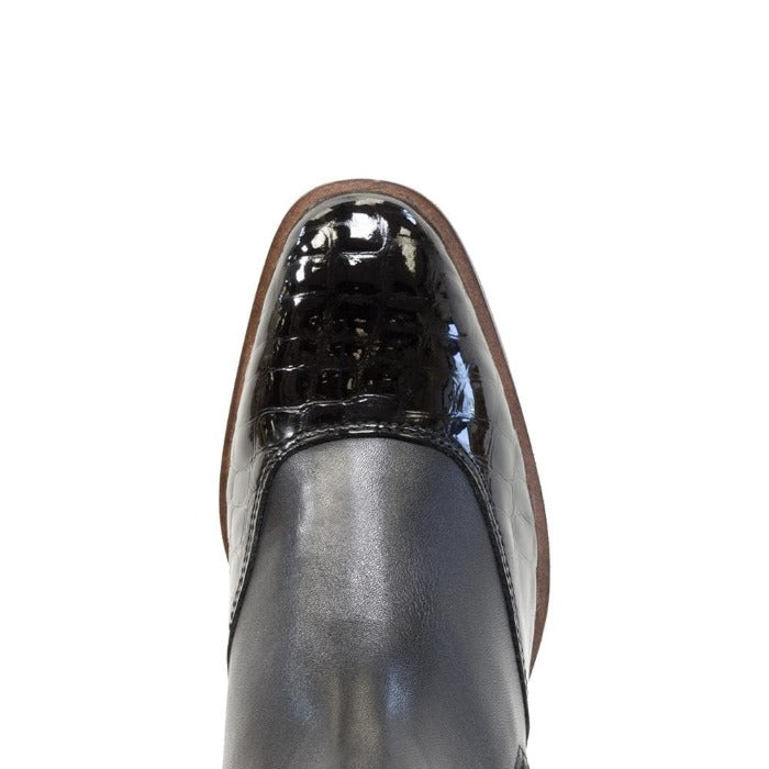 Milan Long Riding Boots - Black - Bareback Footwear