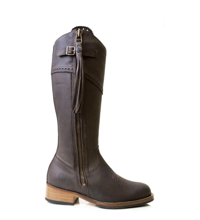 Mustang - Mid Calf Boot - Brown - Bareback Footwear