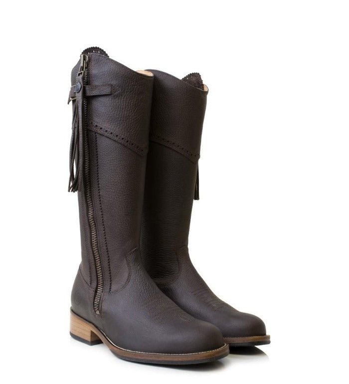 Mustang - Mid Calf Boot - Brown - Bareback Footwear