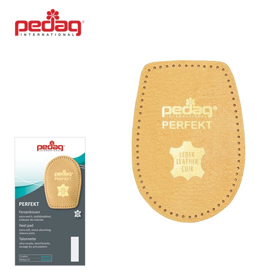 pedag Perfekt  soft, shock-absorbent heel pad.