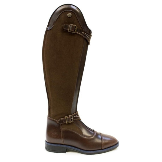 Piaffe Long Dressage Riding Boots - Brown – Bareback Footwear