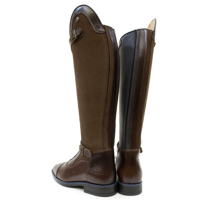 Piaffe Long Dressage Riding Boots - Brown – Bareback Footwear