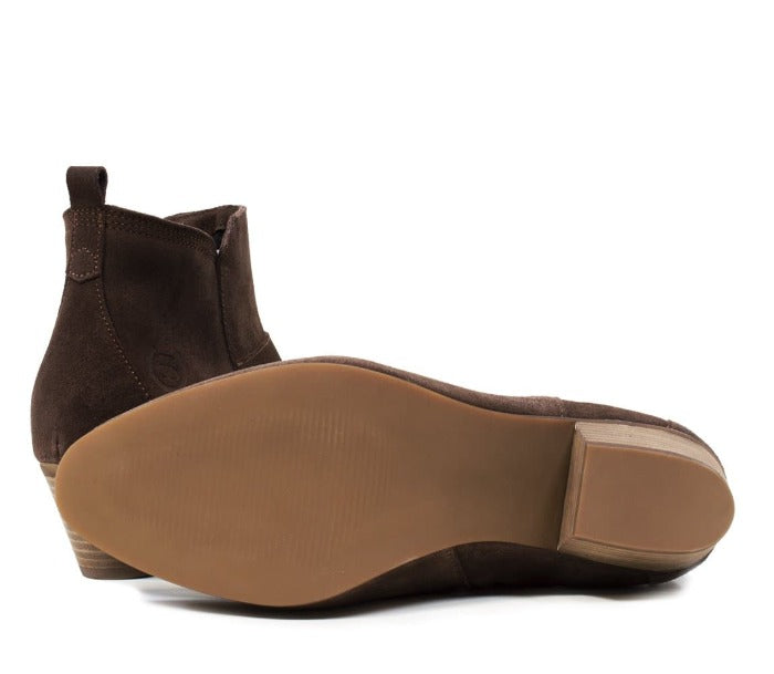 Roxy Suede Boots - Brown - Bareback Footwear